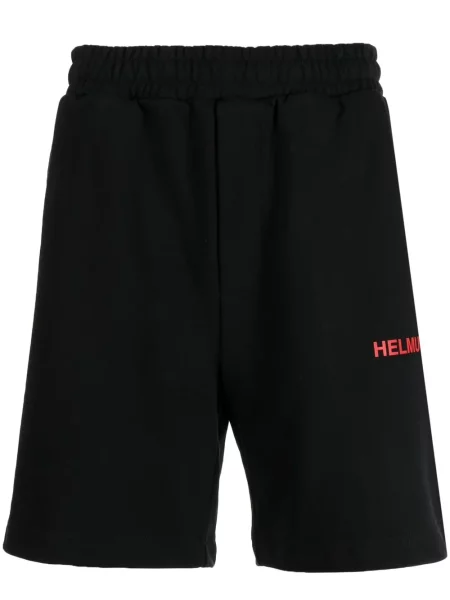 Pantaloni scurți Helmut Lang cu imagine negru