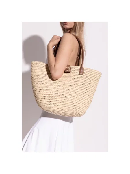 Anine Bing Torebki Kobieta ONE SIZE Skóra Torba Lou Shopper beżowy