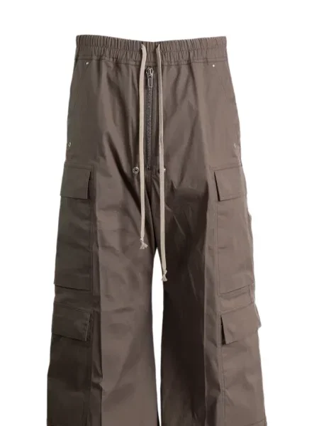 Pantaloni cargo Rick Owens cu cordon maro