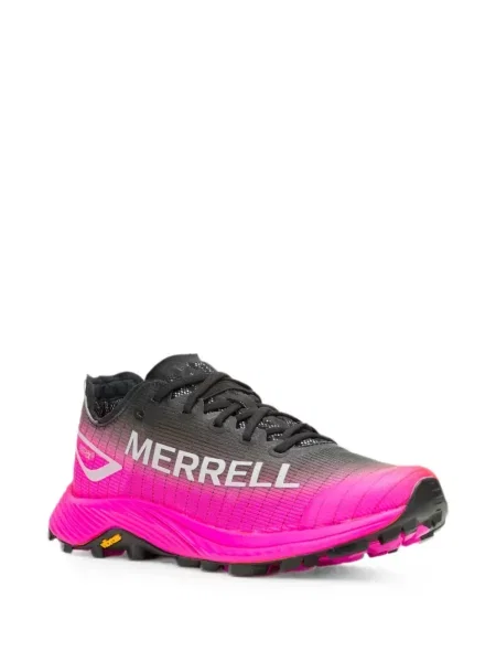 Μακρύς sneakers Merrell με κορδόνια με δαντέλα ροζ