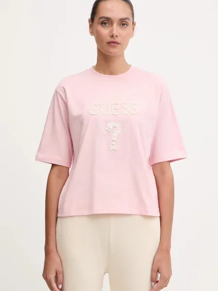 Футболка Guess розовая