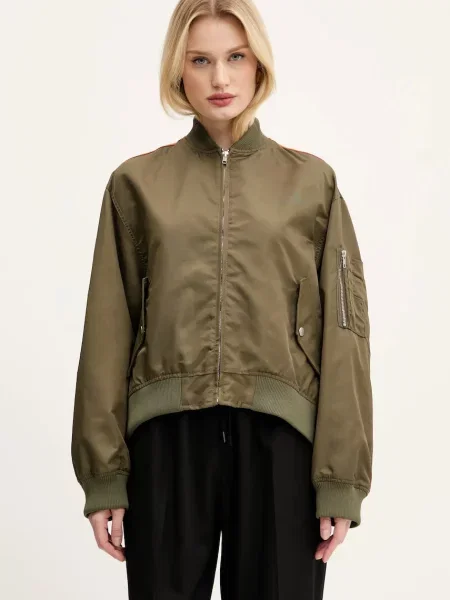 Maison Margiela geaca bomber de tranzitie verde