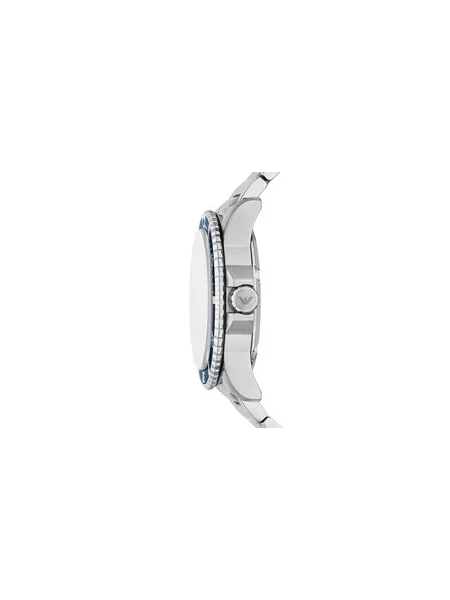 Hodinky Emporio Armani World Explorer stříbrná