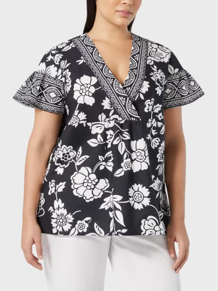 Блуза Marina Rinaldi чорна