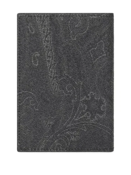 Geantă Etro cu broderie cu model paisley gri