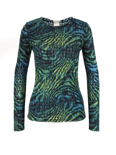 Koszula Diane Von Furstenberg z długim rękawem czarna