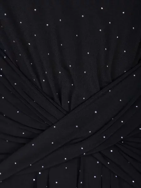 Rochie cu volane Nissa cu volane negru
