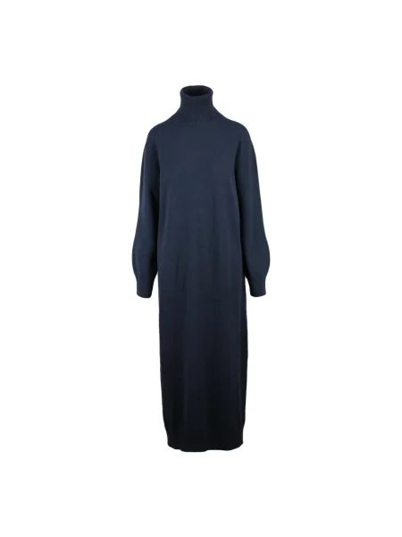 Sukienka Fabiana Filippi wełniana niebieska