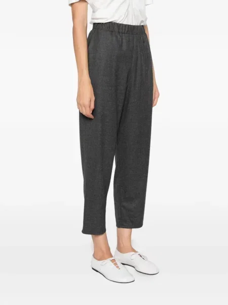 Pantaloni Dusan de flanelă gri