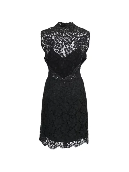 Rochie Sandro din dantelă negru