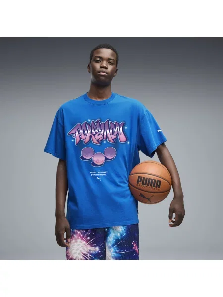 Koszulka PUMA x POKÉMON o kroju oversize Odzież S niebieski