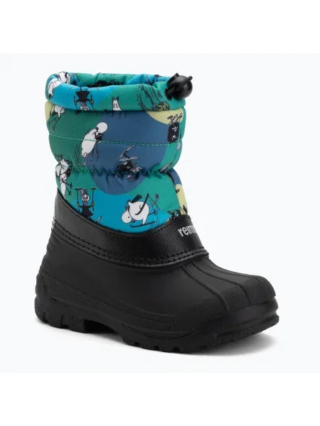 Gyerek hócsizma Reima Moomin Nefar enchanted green. Méret: 22 EU fekete