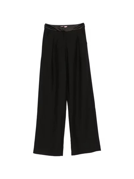 Pantaloni Twenty Fourhaitch din satin negru