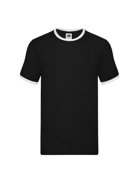 T-shirt Ringer biała