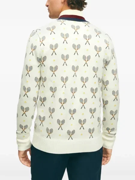 Cardigan Brooks Brothers din jacard