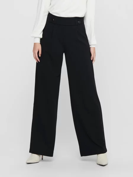 Pantaloni Jacqueline De Yong negru