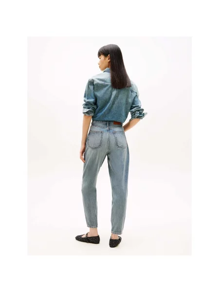 Tommy Jeans blugi pentru femei albastru