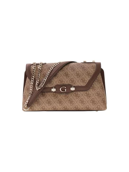 GUESS Torba za čez ramo COLEEN LOGO SMALL SA rjava