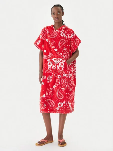 Roxy Poncho Stay Magical roșu