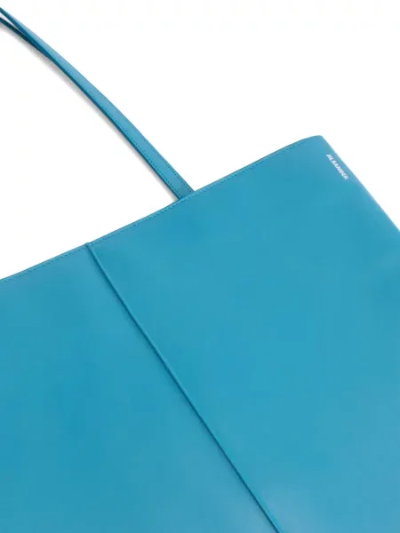 Geantă Jil Sander din piele albastru