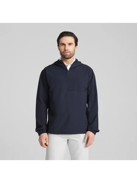 PUMA kurtka z kapturem do golfa Ripguard Odzież M niebieski