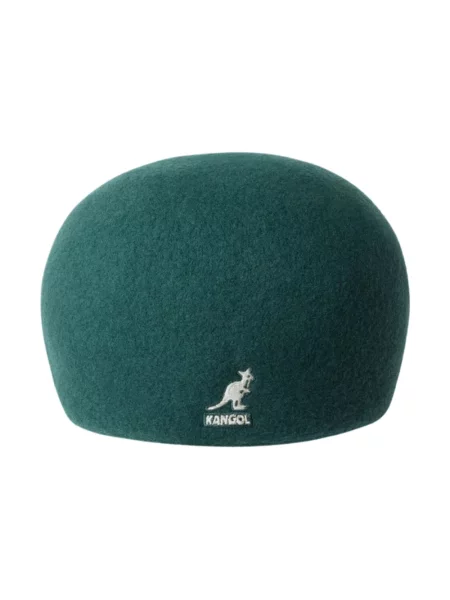 Lniana czapka Kangol zielona