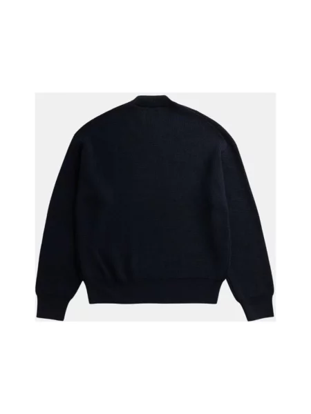 Sweter Norse Projects wełniany niebieski