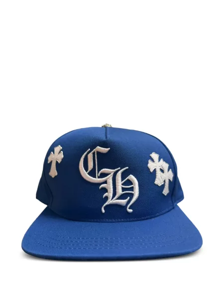 Șapcă Chrome Hearts cu motiv cu inimi albastru