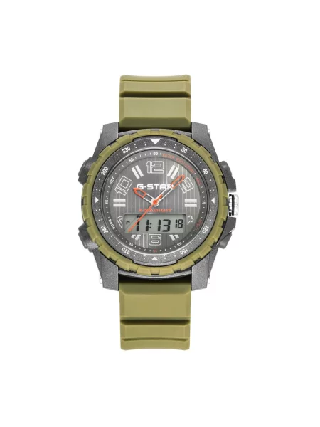G-STAR Analogové hodinky Duo-time watch zelená