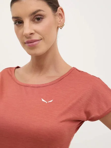 Salewa edzős felső női Puez Melange Dry narancsszínű