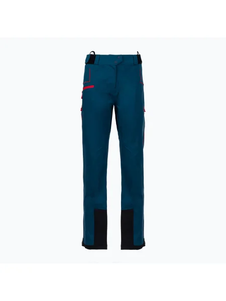 Дамски туристически панталон с мембрана La Sportiva Crizzle EVO Shell storm blue/cherry tomato синьо