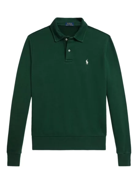 Briaunotas pusiau užtrauktukas zomšinės bokseriai Polo Ralph Lauren balta