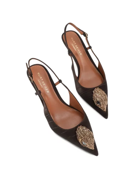 Pantofi cu toc Kurt Geiger London maro
