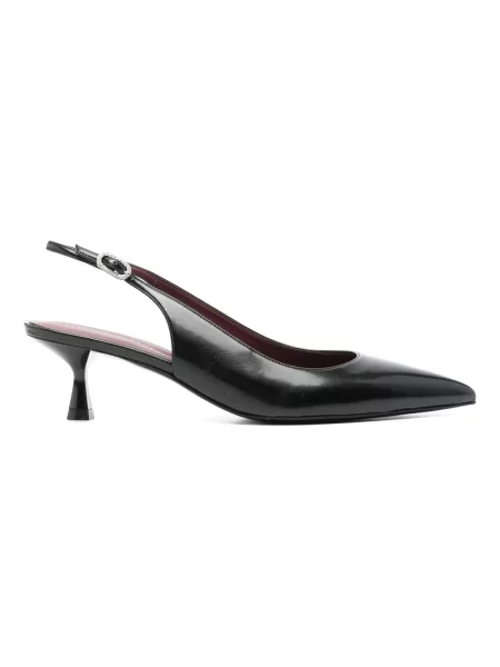 Czółenka Stella Mccartney z otwartą piętą czarna