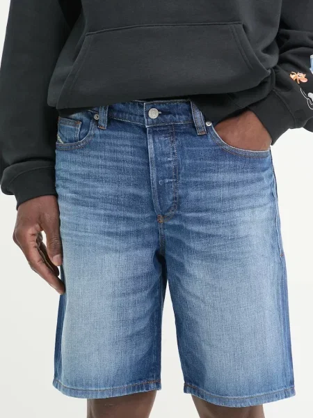 Jeans kratke hlače Diesel REGULAR-SHORT modra