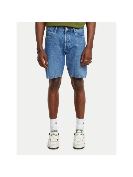 G-Star Raw Kratke traperice Dakota Slim Fit plava