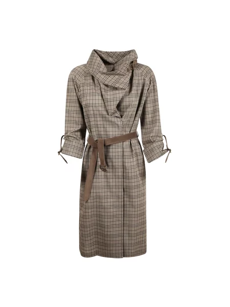 Sukienka Burberry brązowa