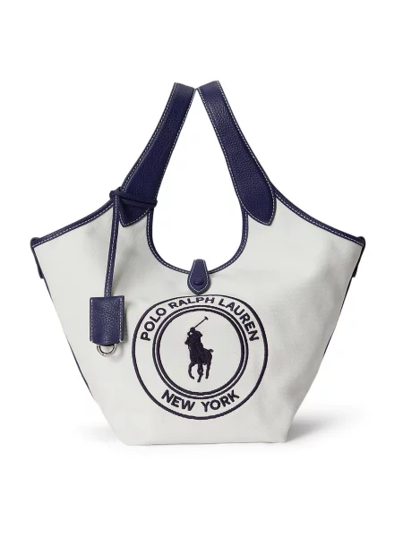 Geantă Polo Ralph Lauren alb