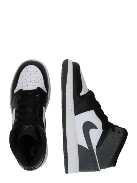 Nike Superge Air Jordan 1 Mid GS Siva bela