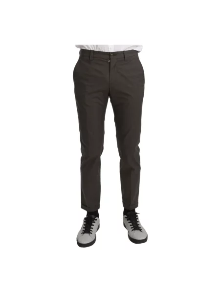 Spodnie Dolce And Gabbana casual brązowe