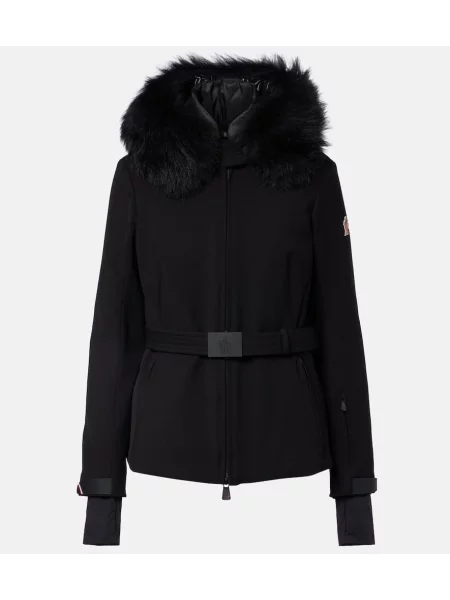 Jeździć na nartach kurtka narciarska Moncler Grenoble czarna