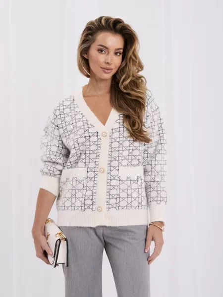 Kardigan Italy Moda bijela