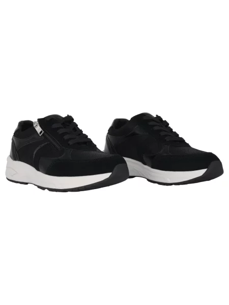 Sneakersy Waldläufer zamszowe czarne