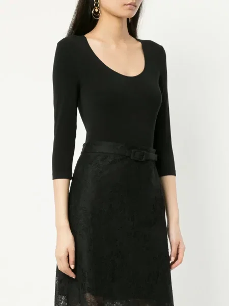 Body Wolford o krotszym kroju czarny