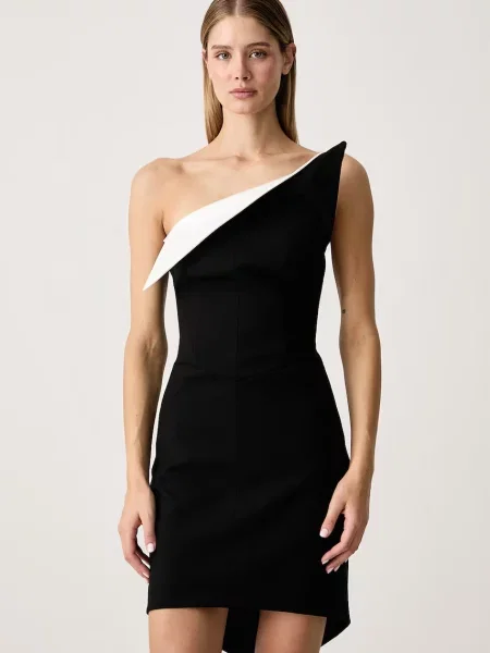 Karl Lagerfeld rochie cu lână negru