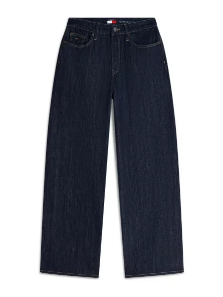 Tommy Jeans Τζιν High Rise Wide Leg With μαρέν μπλε