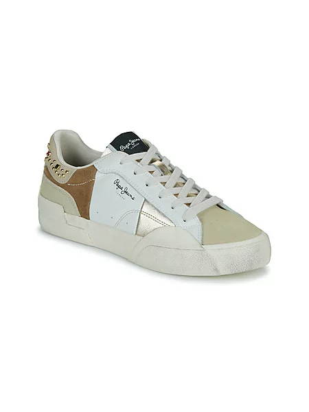 Superge Pepe Jeans s kristali bela