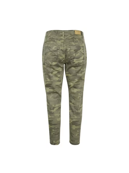 Spodnie Cream w kamuflażu o krotszym kroju szare