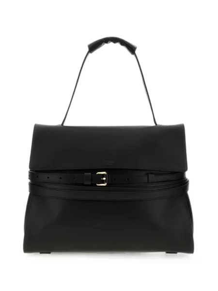 Geantă shopper Moschino cu legături negru