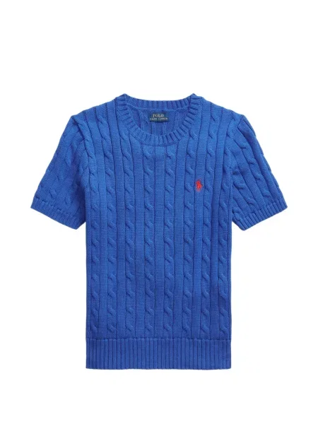 Cu centură curea Polo Ralph Lauren tricotate cu dungi albastru
